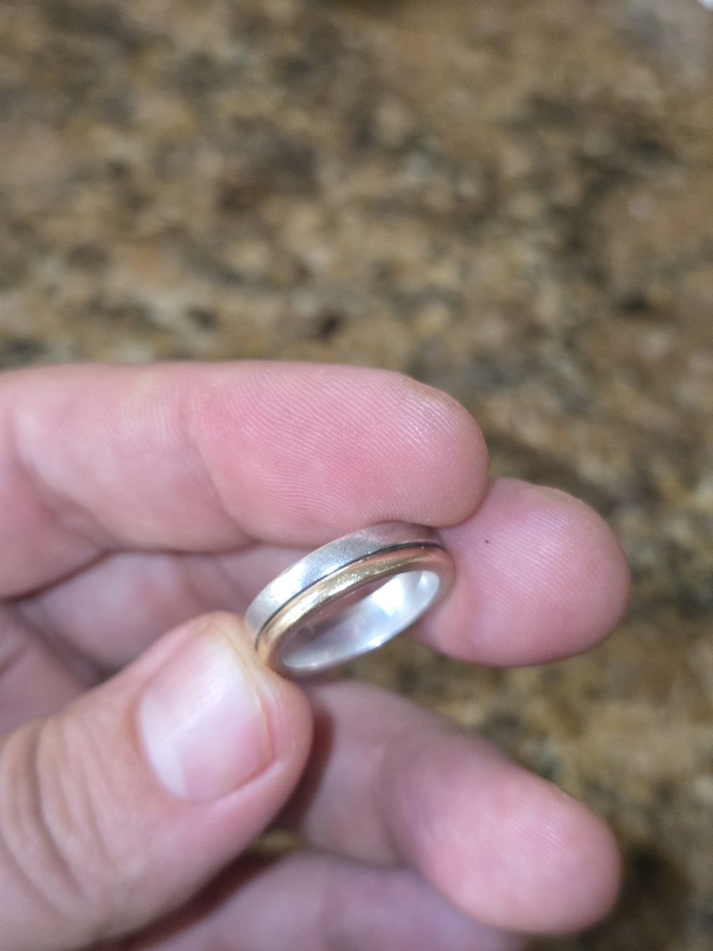 James Avery Two Color Band Ring